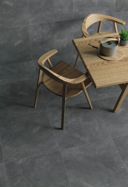 PULPIS NERO RECTIFIED PORCELAIN TILE - SAPPHIRUSSTONE