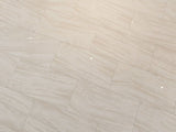 Sapphirus Stone Canyon Oro beige marble-look porcelain tile, polished finish in 12x24, 24x24, 24x48
