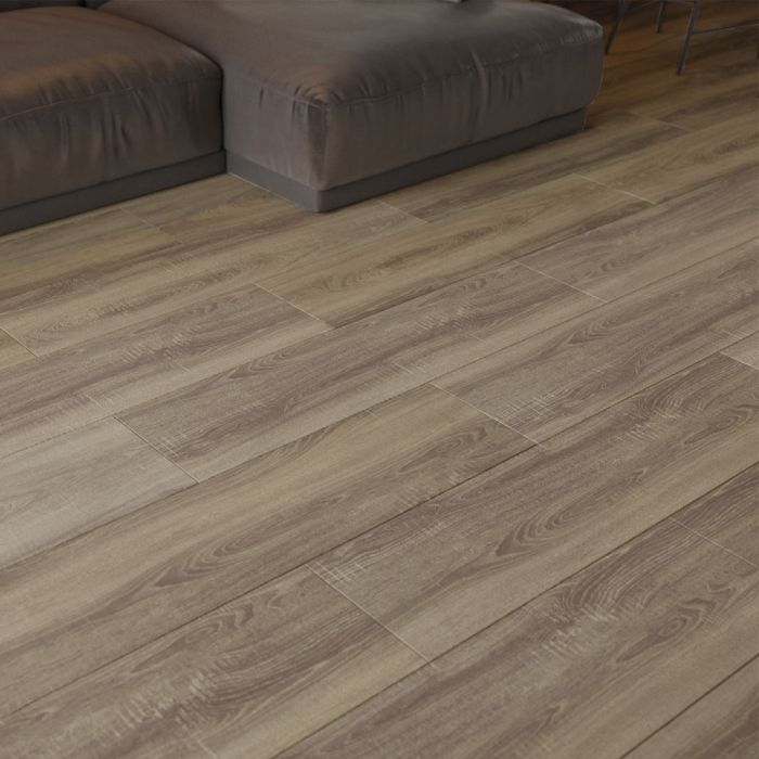12-inch x 48-inch Virgina Oak Matte Rectified Wood Look Porcelain Floo ...